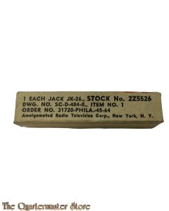 Boxed, Jack JK-26 Stockno 2Z5526  Order no 31720