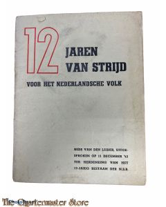 Brochure NSB ; 12 jaren van strijd voor het Nederlandsche volk
