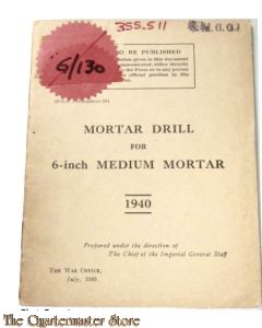 Manual Mortar drill 6 inch medium mortar