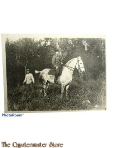 Photo Unser Feldwebel mit Pferd 1915