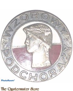 Poland - breast badge silver grade ¨Exemplary Cadet ¨ model 1973