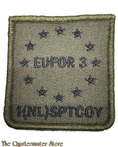 Stoffen Badge EUFOR 3 1(NL)SPTCOY (Velcro)