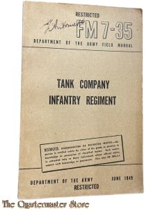 Manual FM 7-35 Tank company infantry regiment 