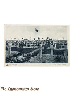 Postcard 1914-18 Suippes, le cimentiere militaire