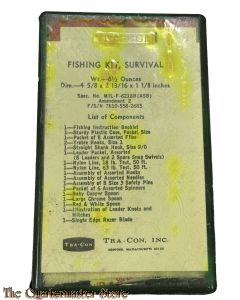 US Army Fishing kit, Survival post WW2