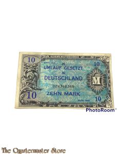 US Army Invasion money 10 Mark 1944