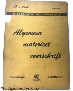 Voorschrift no 2-1960 Algemeen Materieel Voorschrift