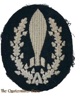 WH Sonderausbildung Abzeichen für Richtkanonier Nebelwerfer  (Richt kanonier Nebelwerfer specialty trade badge)