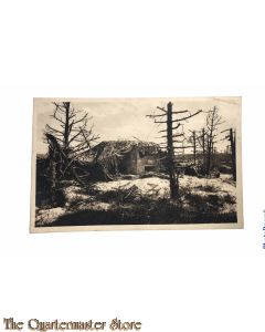 Postcard 1914-18 Les ruines de la Grande Guerre , Monts de Champagne, Blokhaus Allemand