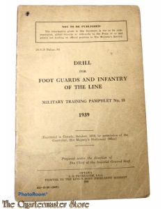 Pamphlet No 18 Manual Drill  Canada 1939