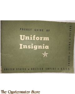 US Army Pocket guide of Uniform Insignia 1943
