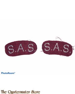 Shoulder title set S.A.S. Special Air Service 