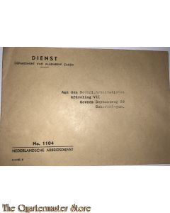 Dienst Enveloppe no 1104 Nederlandsche Arbeids Dienst 