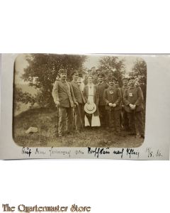 (Feld) Postkarte WK 1 Soldaten und frau  Hochzeit 11/5/1916
