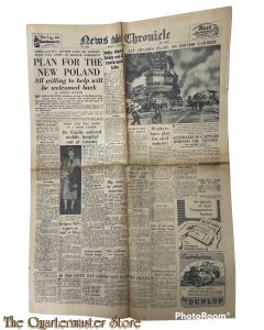 Newspaper , News Chronicle no 30.921 Monday june 25 1945