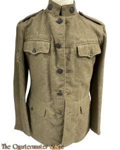 Tunic with pants Tank Corps M1918 wool (Tuniek met broek US M1918 Tank Corps wol)