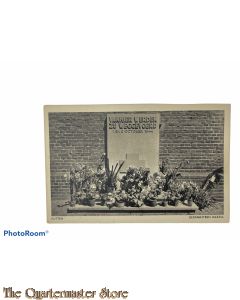 Postkaart Putten, van hier werden zij weggevoerd 1 en 2 october 1944