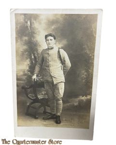 Studio Photo 1918 Belfort French Soldier 