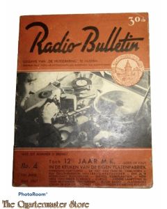 Radio Bulletin no 4 1943 de Muiderkring te Muiden in WW2