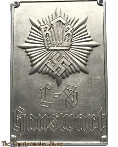 Turplakette Reichsluftschutz Hauswart (RLB Luftschutz plaque)