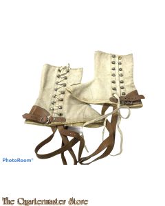 France -  1940 Guetres Troops du Ski et la Montagne (1940 Gaiters  for French mountain and ski troops)