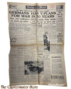 Newspaper , Daily Mail, no 15.334 Friday june 29 1945