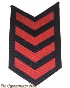 Service chevrons Navy 4 years oversea (Mouwembleem Marine 4 jaar dienst) canvas