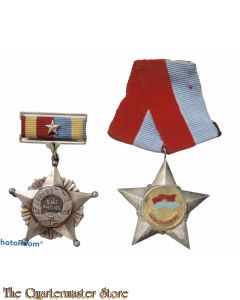 Vietnam - 2x Viet Cong Liberation War Exploits Order /Liberation Medal Giải Phóng