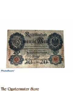 Reichsbanknote 20 (Zwanzig) Mark 1914