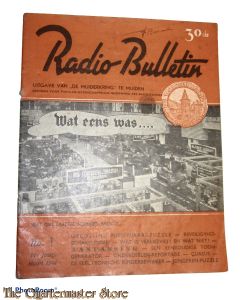 Radio Bulletin no 1 1944 de Muiderkring te Muiden