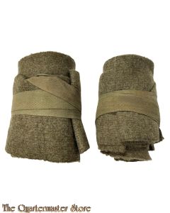 British Wool putties enlisted mens/NCO WW2