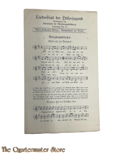 Liederblatt der Hitler Jugend, No 44; Bergmannlieder