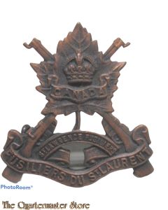 Cap badge Canada Fusiliers du St Laurens