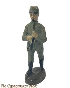  Soldat musiker 1914-18  (WW1 soldier flute Elastoline)
