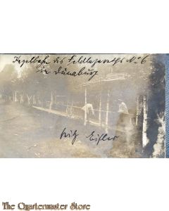 AnsichtsKarte (Mil. Postcard ) 1916  Feldlazaret no 6 in Osnabrug