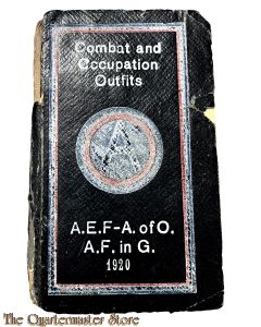 Booklet Combat and Occupation Outfits A.E.F.-A of O. - A.F. in G. 1920