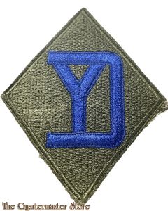 Green back Mouw embleem 26th Infantry Division "New York" Division