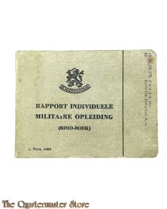 Rapport individuele militaire training 1950