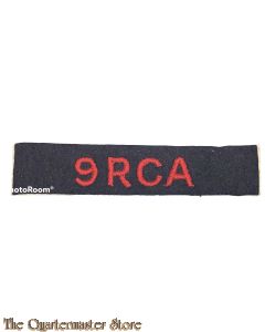 Shoulder flash 9 RCA