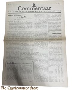 Krant Commentaar No 7, 28 juli 1945 (Militair Gezag)