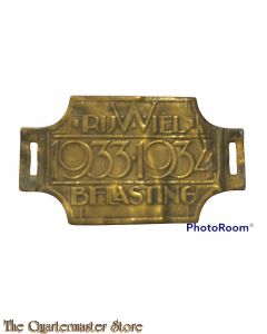 Rijwielbelasting plaatje 1933-1934