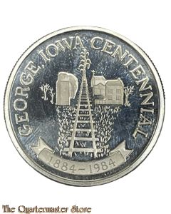 Token George Iowa Centennial 1884-1984