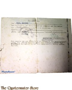 Ausweiss/Passierschein Fliegerhorst 15-09-1944