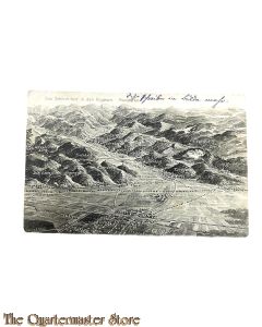 Feld postkarte 1914-18 das Schlachtfeld in den Vogesen (Munstertal)