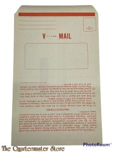 US Army WW2 V-mail letter 