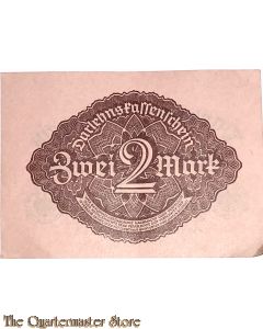 Darlehnkassenschei Zwei Mark 1926