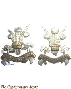 Collar badges 3rd Carabiniers Prince Of Wales's Dragoon Guards