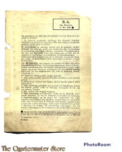 B.A. Algemene bekendmaking 17 mei 1940 waarborgen weermacht veiligheid burger