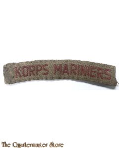 Straatnaam Korps Mariniers (kaki)