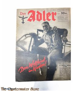 Zeitschrift Der Adler heft 16 , 12 aug 1941 (Magazine Der Adler heft 16 , 12 aug 1941)